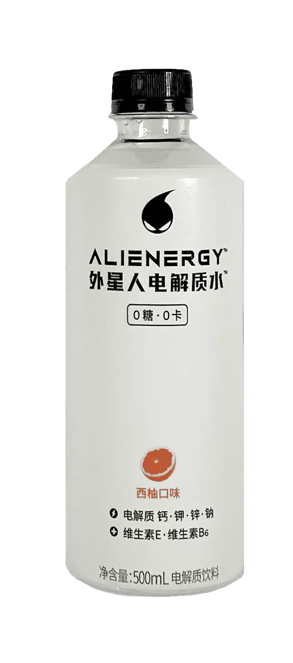 Alienergy Electrolyte Water - Grapefrukt 500ml GF/YQSL Kina