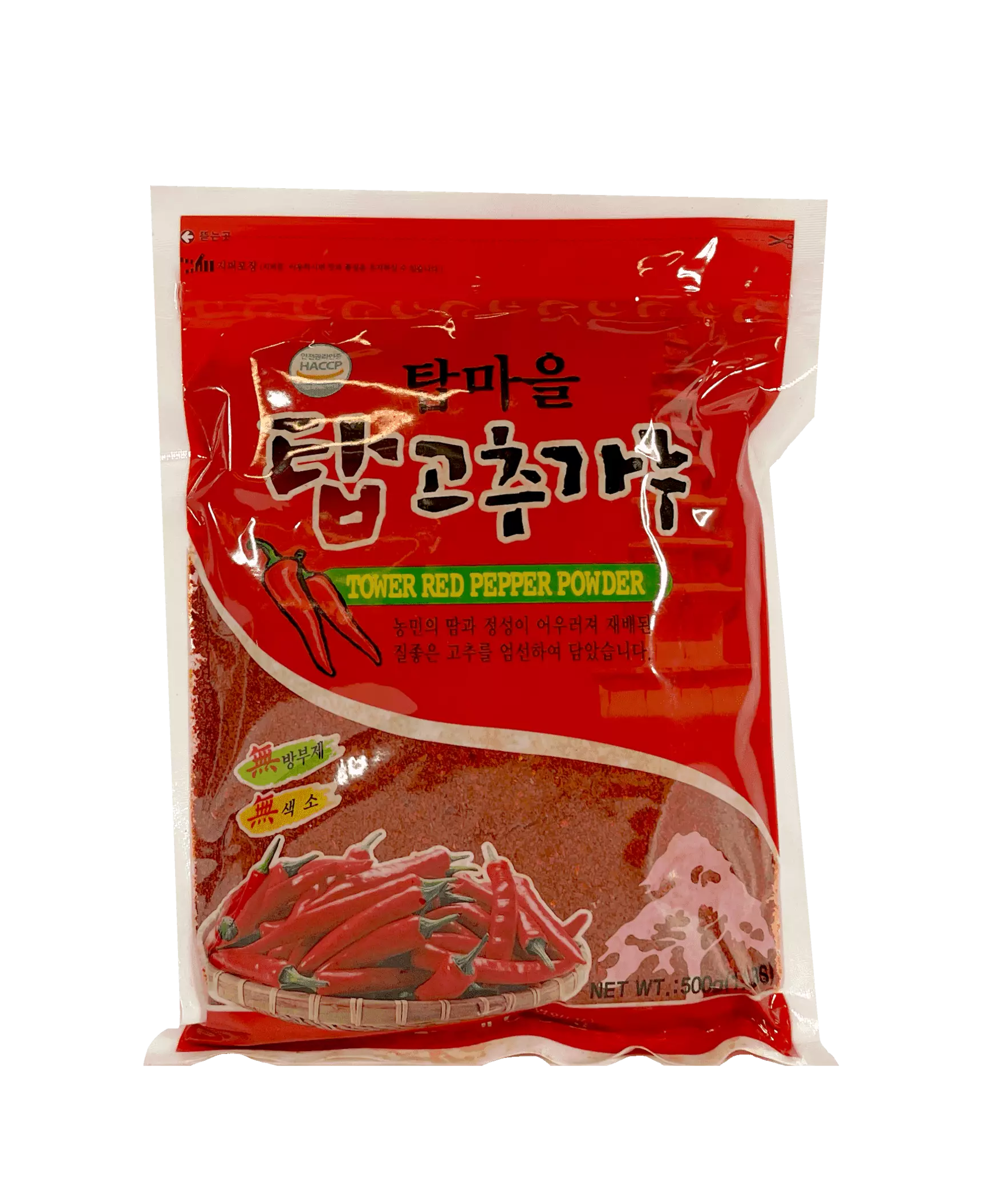 泡菜 辣椒粉 含辣椒籽粗粉 500g Coarse,  Dae Kyung - 中国