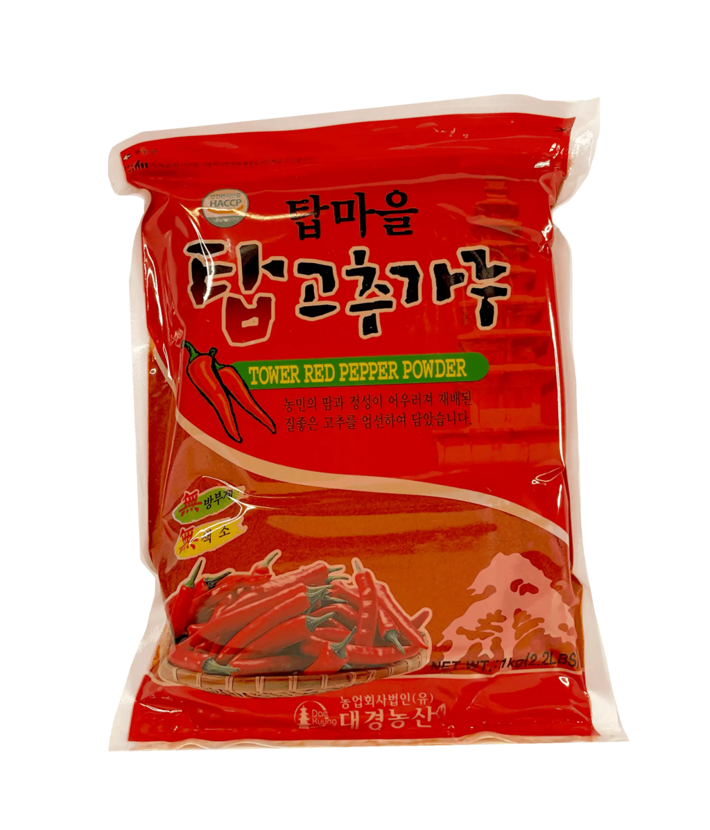 Kimchi Chili Pulver Med Frön, Finmalen 1kg Dae Kyung - Kina