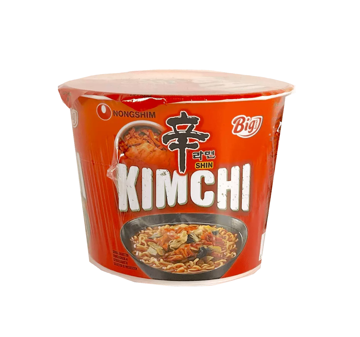 Instant Noodles Bowl Kimchi Flavour 112g Nongshim Korea