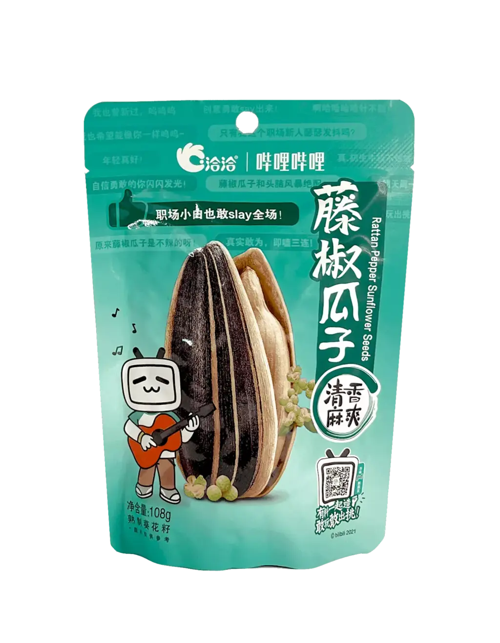 藤椒瓜子 香爽清麻108g 洽洽 中国