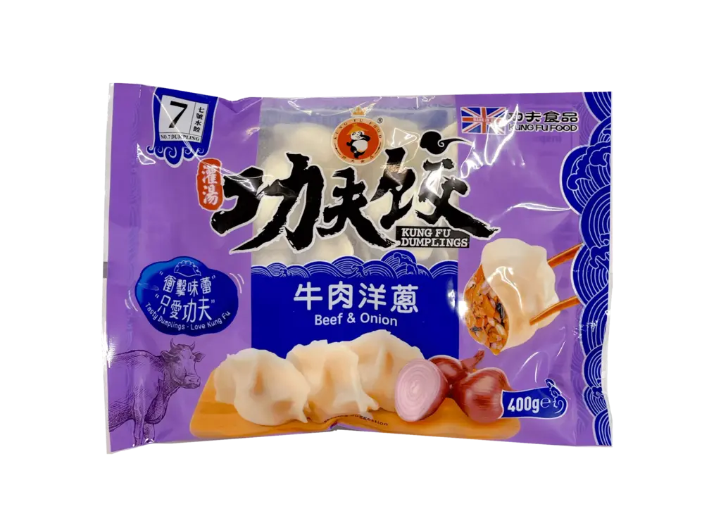 Dumpling Beef/Onion Frozen 400g - Kung Fu UK