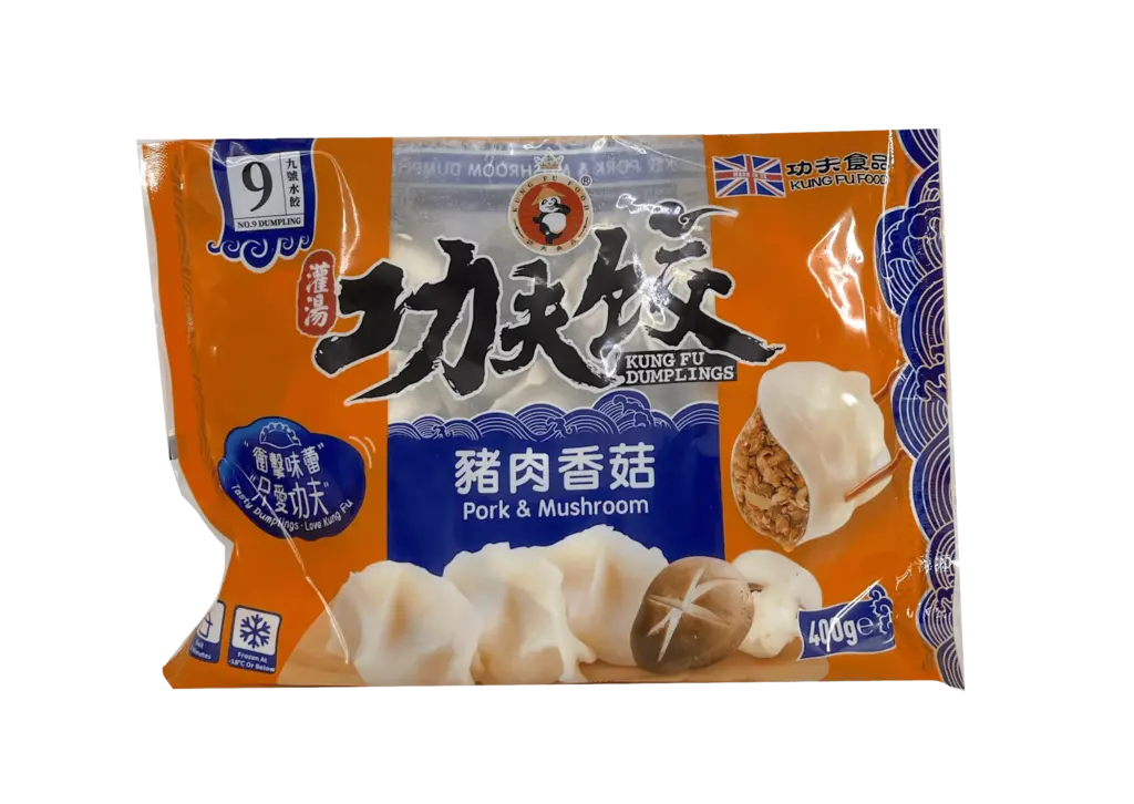 功夫饺子 猪肉香菇 冷冻 400g  功夫食品 英国