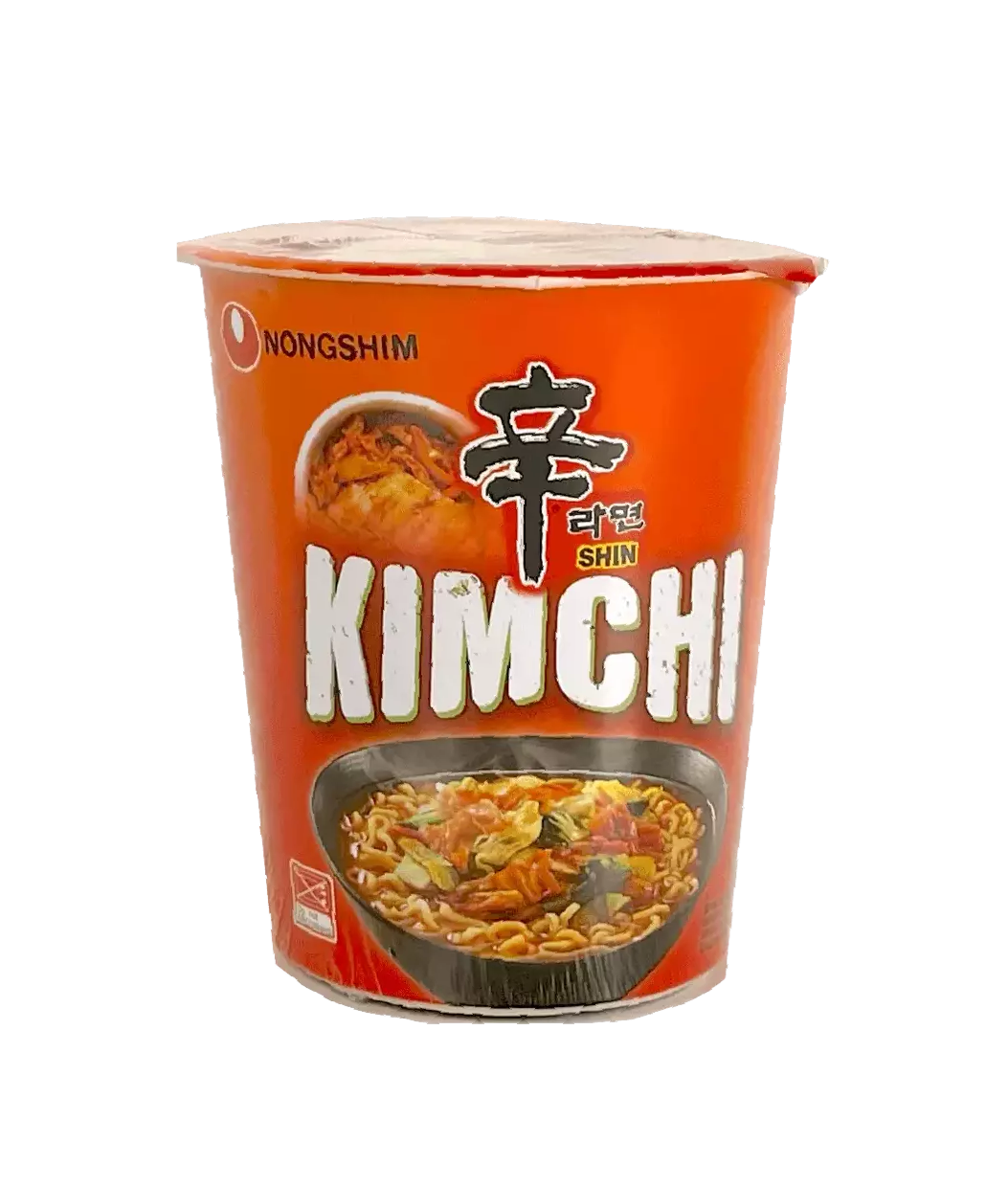 Snabbnudlar Cup Kimchi 75g Nongshim Korea