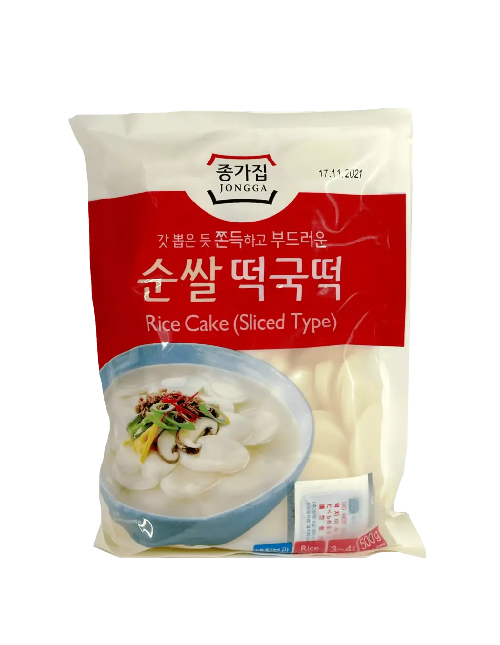 Riskakor Skivad 500g Jongga Korea
