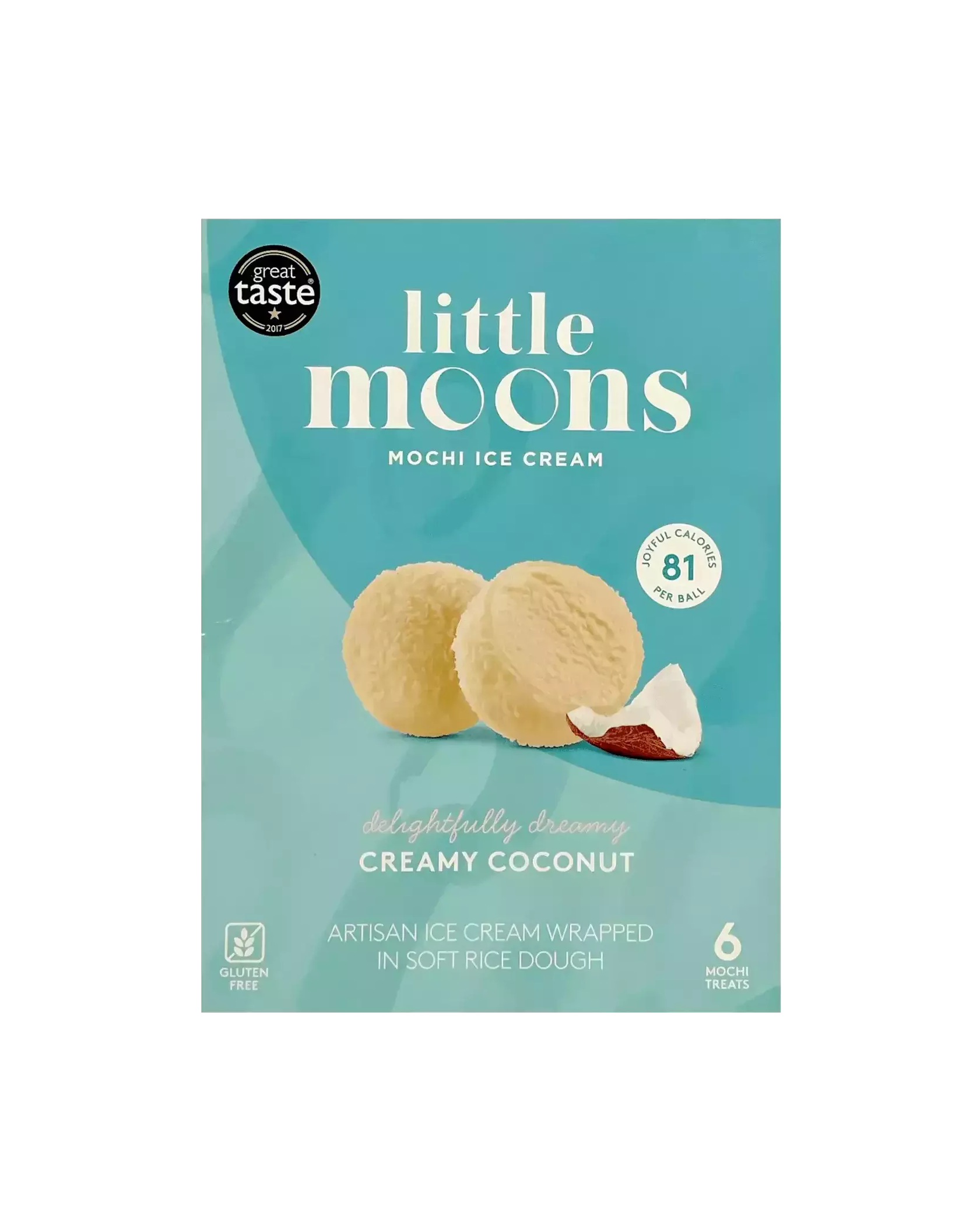 麻糬冰淇淋 椰香口味 冷冻 192g Little Moons 英国