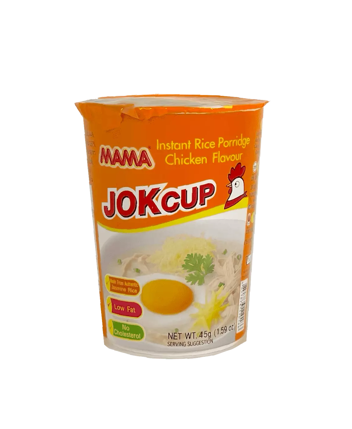 Instant Porridge JokCup Kyckling Smak 45g Mama Thailand