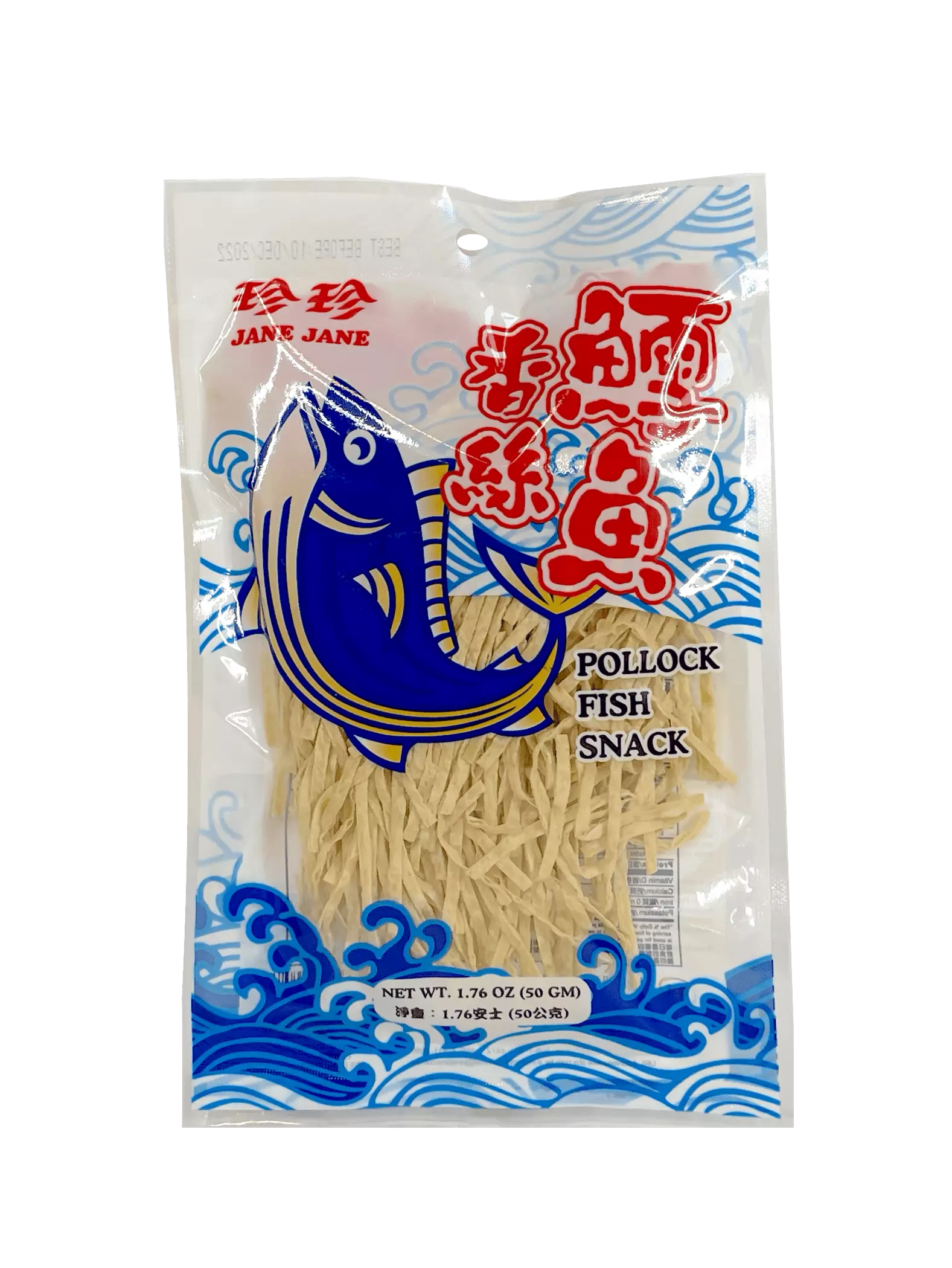Pollack  Fish  Snacks  50g Jane Jane Taiwan