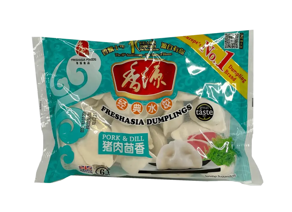 Dumpling With Pork / Dill Filling Frozen 400g Freshasia UK