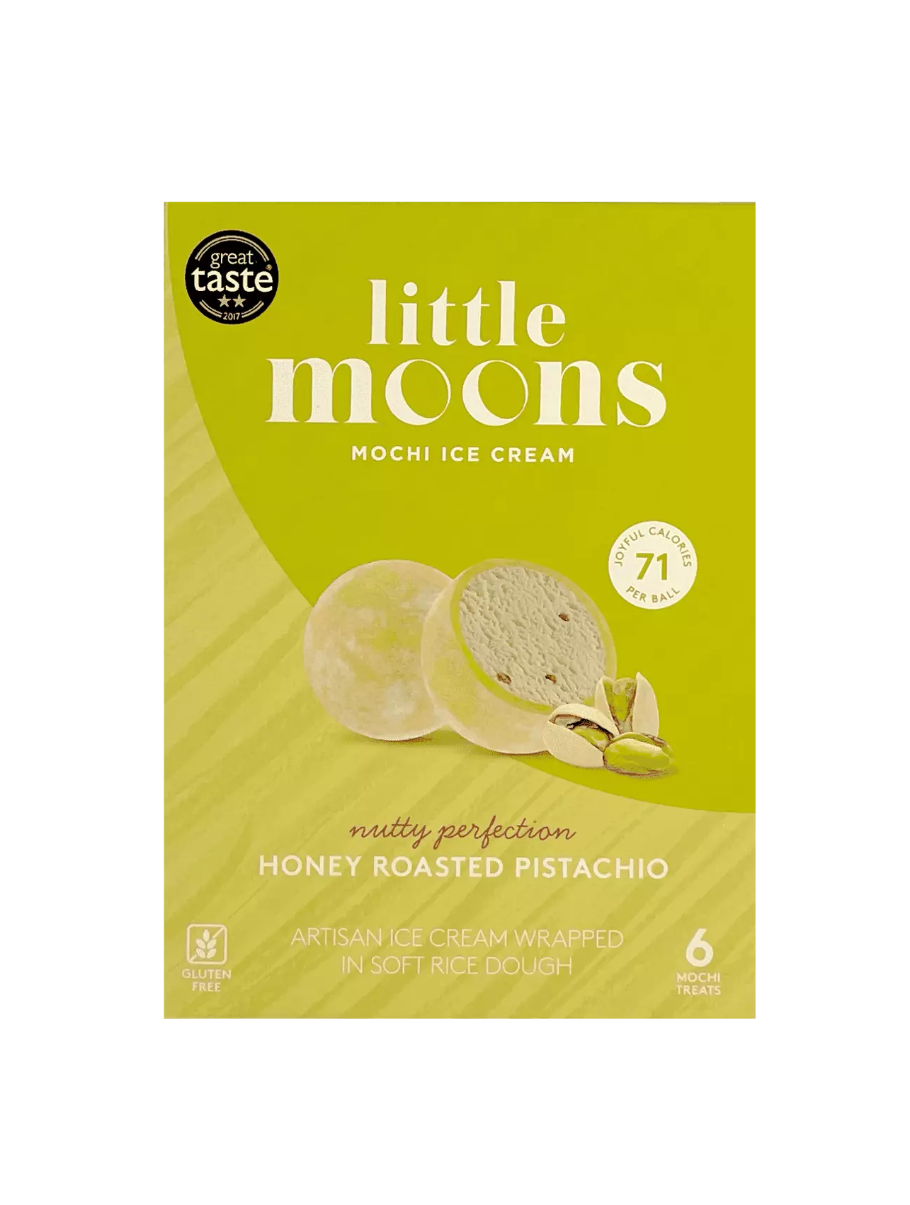 麻薯冰淇淋 岩烤蜂蜜开心果口味 冷冻 192g Little Moons 英国