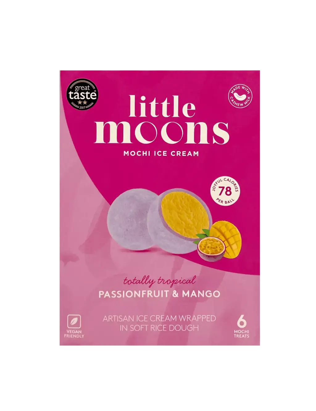 Mochiglass Passion Fruit/Mango Frozen 192g Little Moons UK