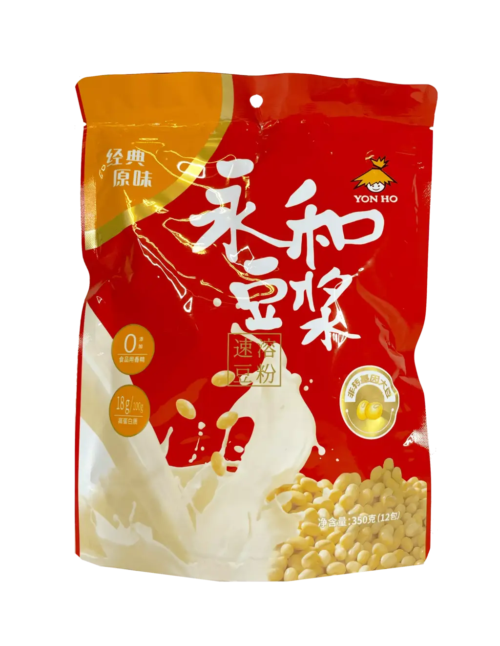 Instant Soy Drink Classic / Original 350g Yon Ho China