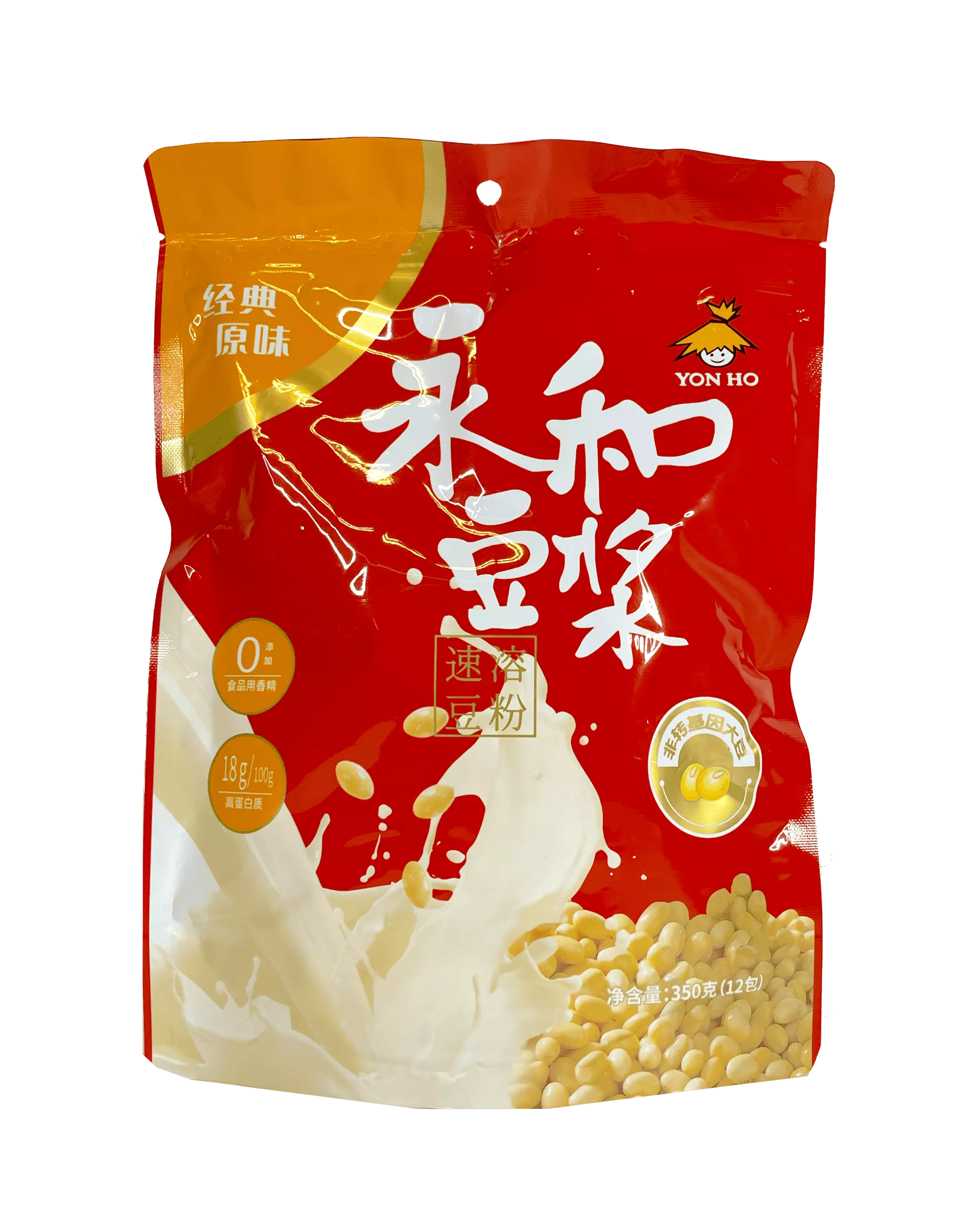 Instant Soy Drink Classic / Original 350g Yon Ho China