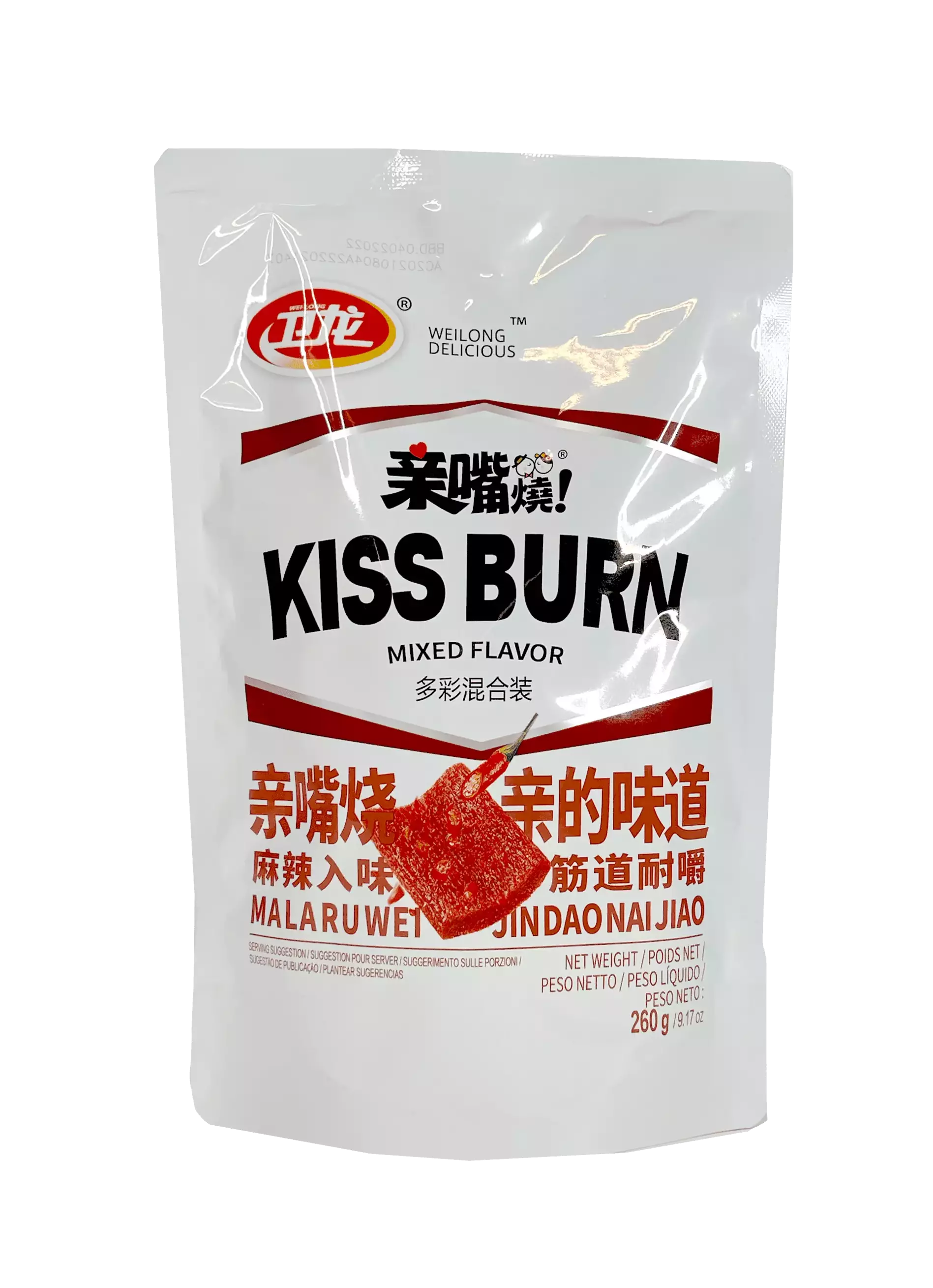 Kiss Burn Mix Smak 260g CZSDC Wei Long Kina