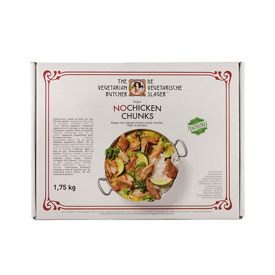 Vegan Nochicken Chucks Fryst 1.75kg  The Vegen Butcher Nederländerna