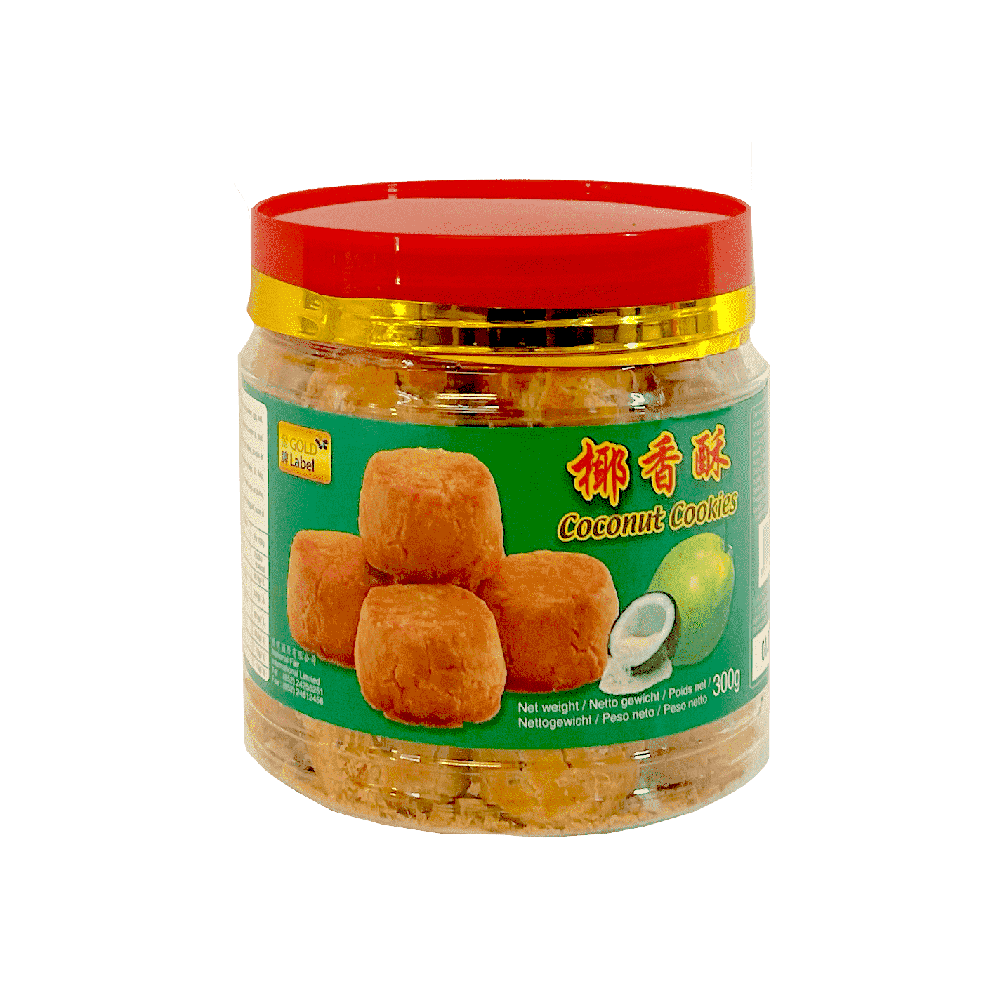 Cookies Coconut 300g Gold Label Malaysia