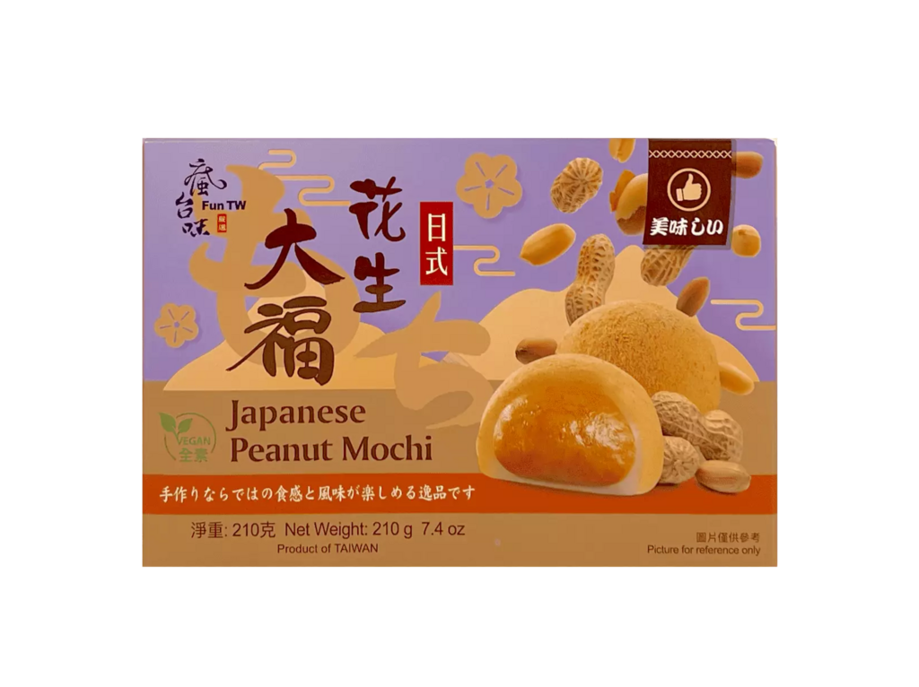 Mochi With Peanut Filling 210g Feng Tai Wei Taiwan