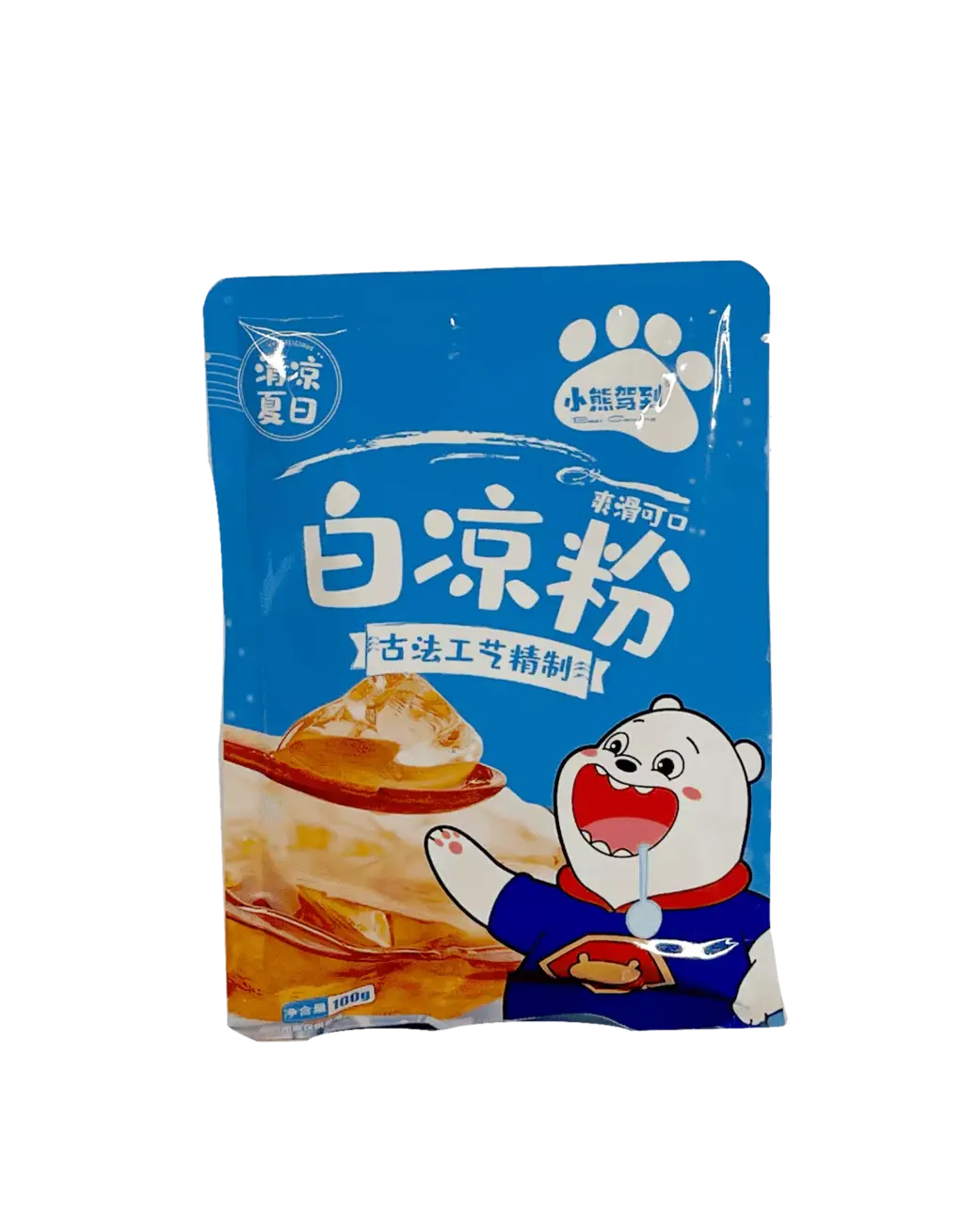 Konjac gelépulver 100g Bear Coming Kina
