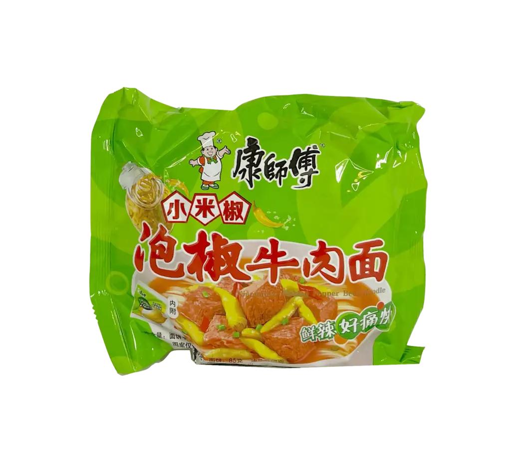 Instant Nudel With Pickled Chilli Beef Flavour 103g KSF China