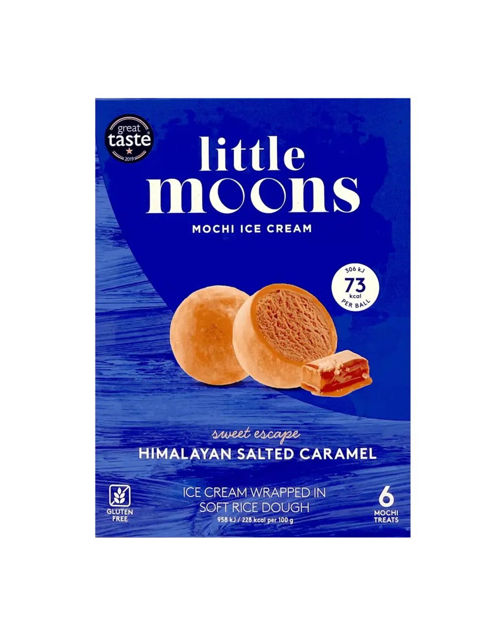麻薯冰淇淋 焦糖口味 冷冻 192g Little Moons 英国