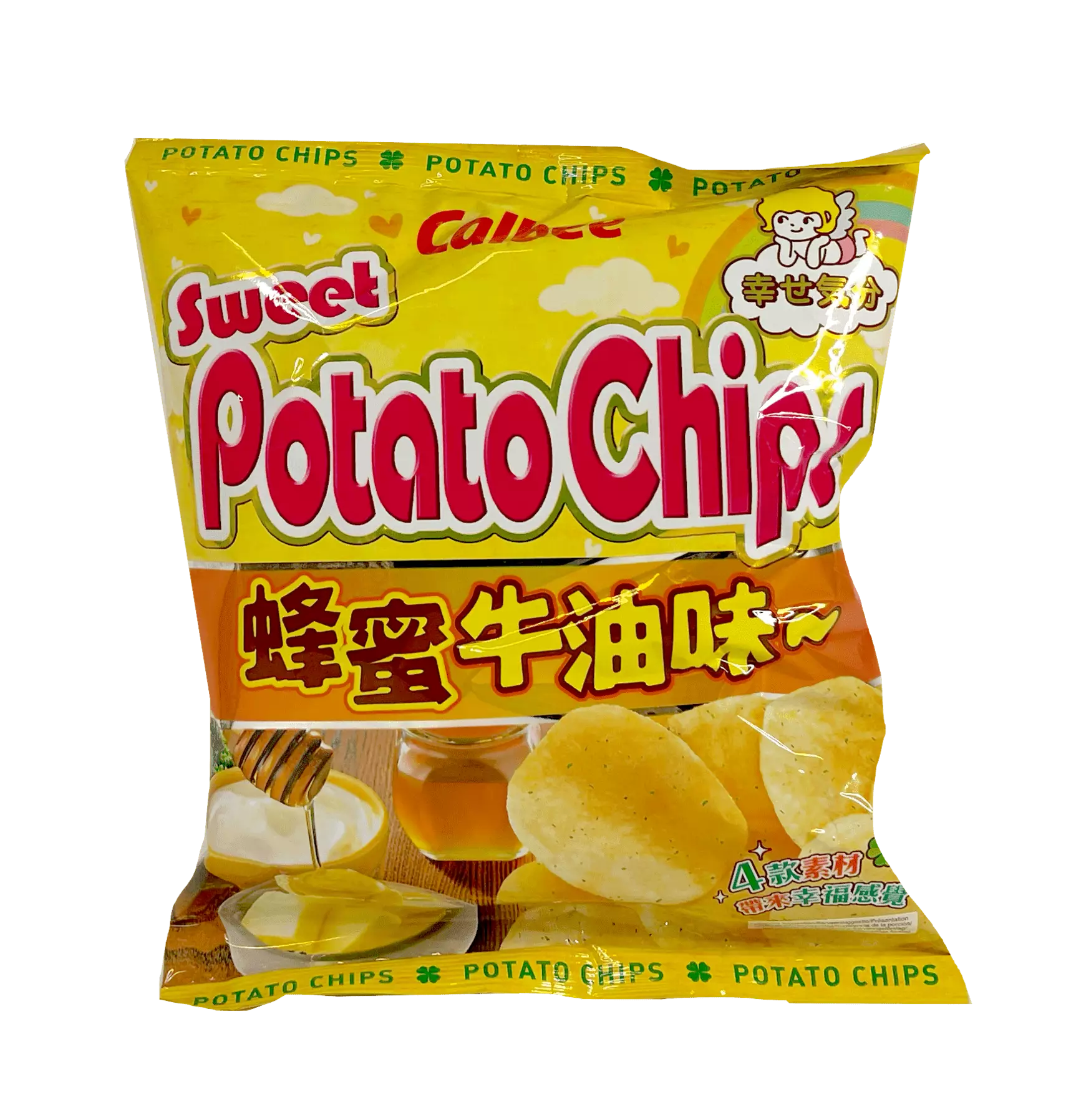 Chips Med Honungssmör Smak 55g Calbee Kina