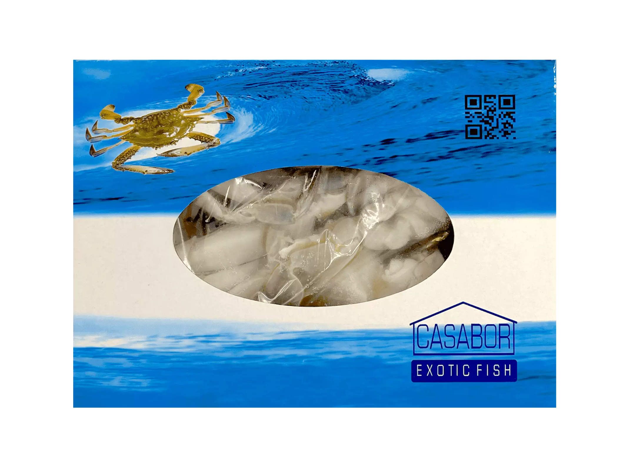 Krabba Blommigt Halv Fryst 700g Kina