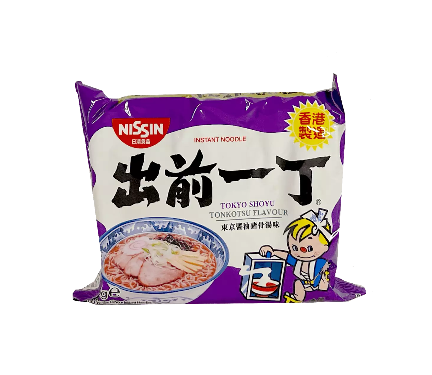 Instant Ramen Noodles With Tokyo Shoyu Tonkotsu Flavour 100g Nissin Hong Kong