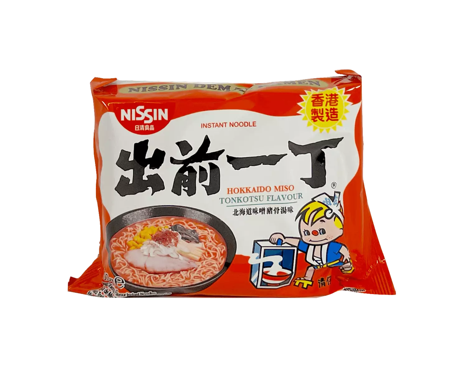 Snabbnudlar Ramen Med Hokkaido Miso Tonkotsu Smak 100g Nissin Hongkong
