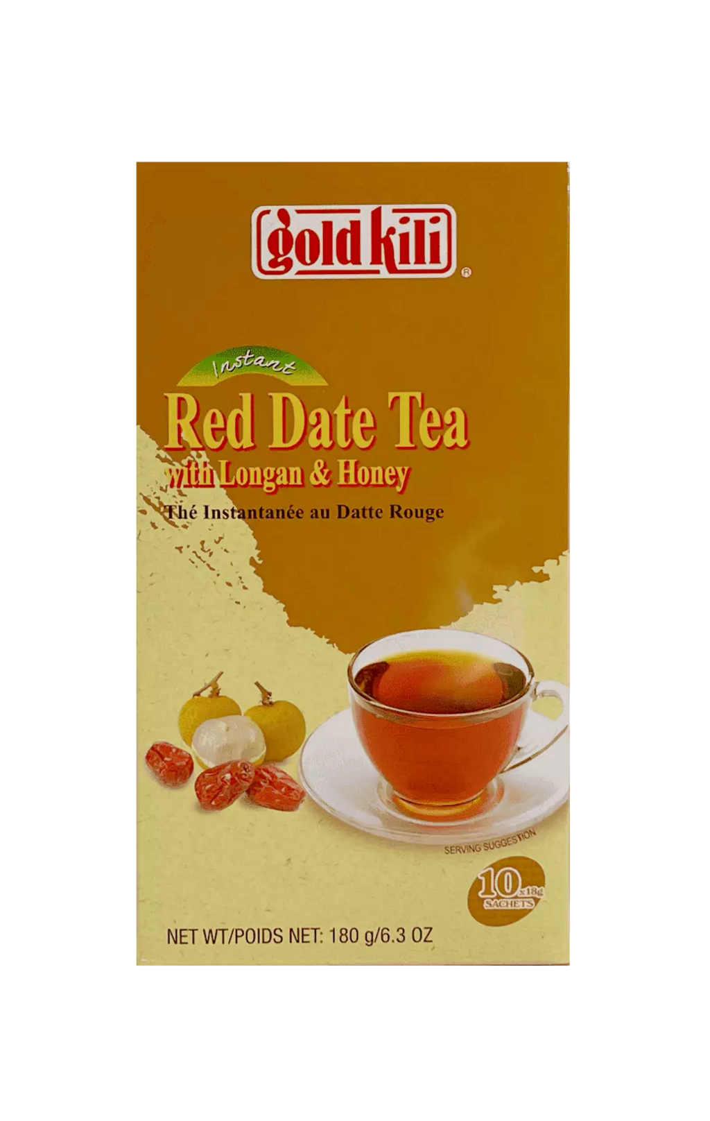 Red Dates Tea With Longan/Honey 18gx10st/Package Gold Kili Singapore