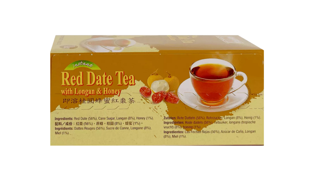 Tea Jujubär Med Longan/Honung Smak 18gx10st/Ask Gold Kili Singapore