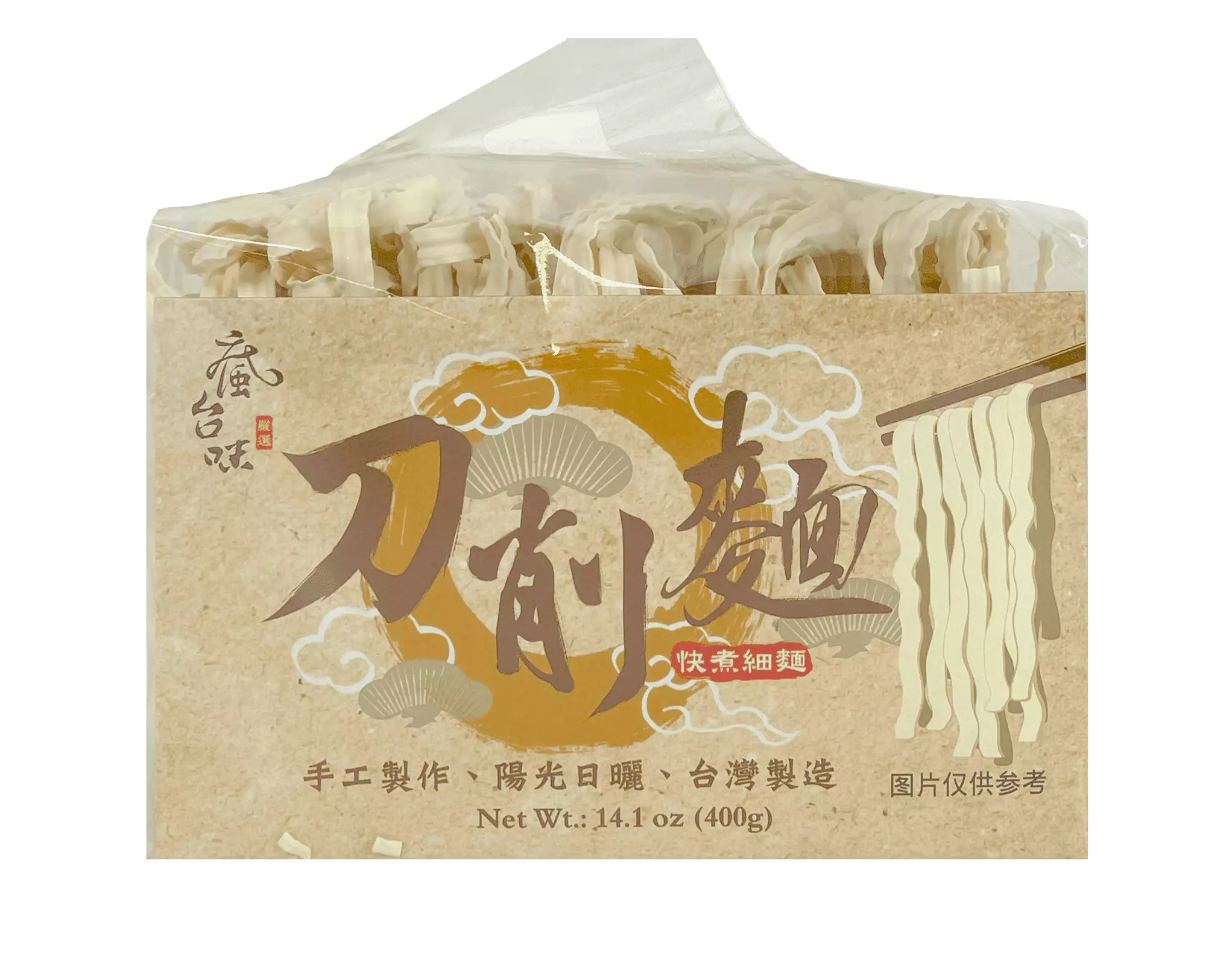 Noodle Knife-Shaved Thin 400g Feng Tai Wei Taiwan