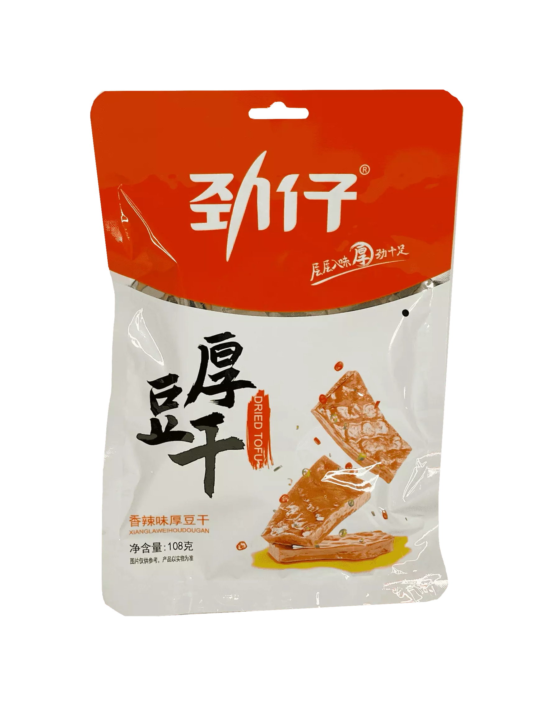 厚豆干 香辣味 108g 劲仔 中国