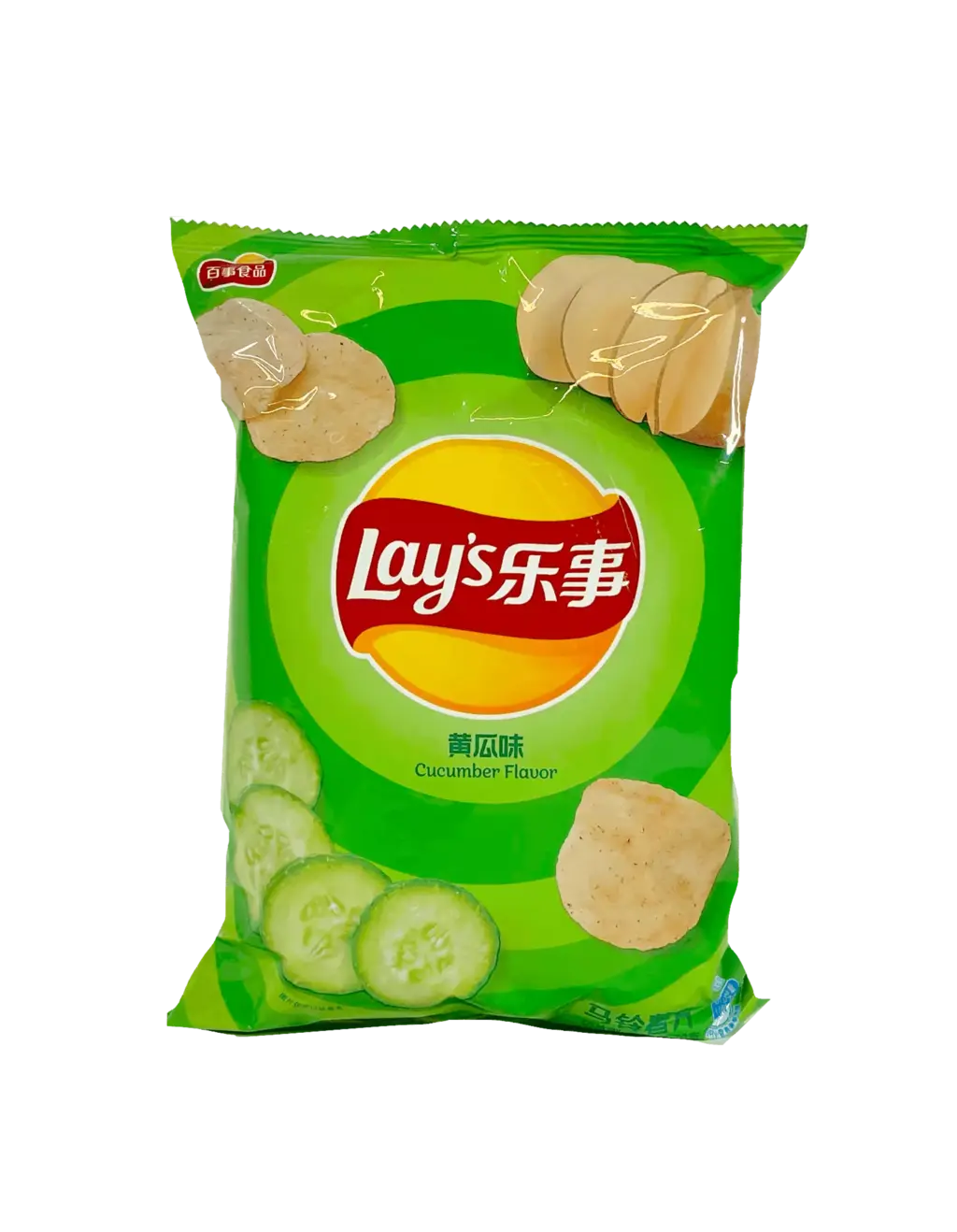 Potato Chips-Cucumber Flavour 70g Lays China