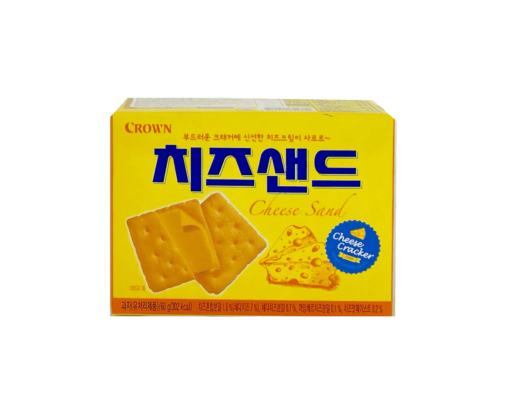 Sand Tender Cracker Ost Smak 60g Crown Korea