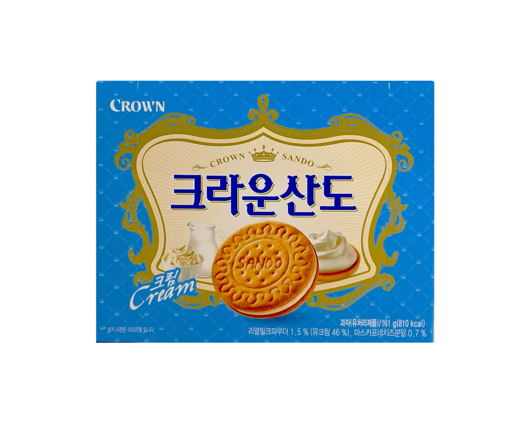 Kaka Kräm Smak 161g Crown Korea