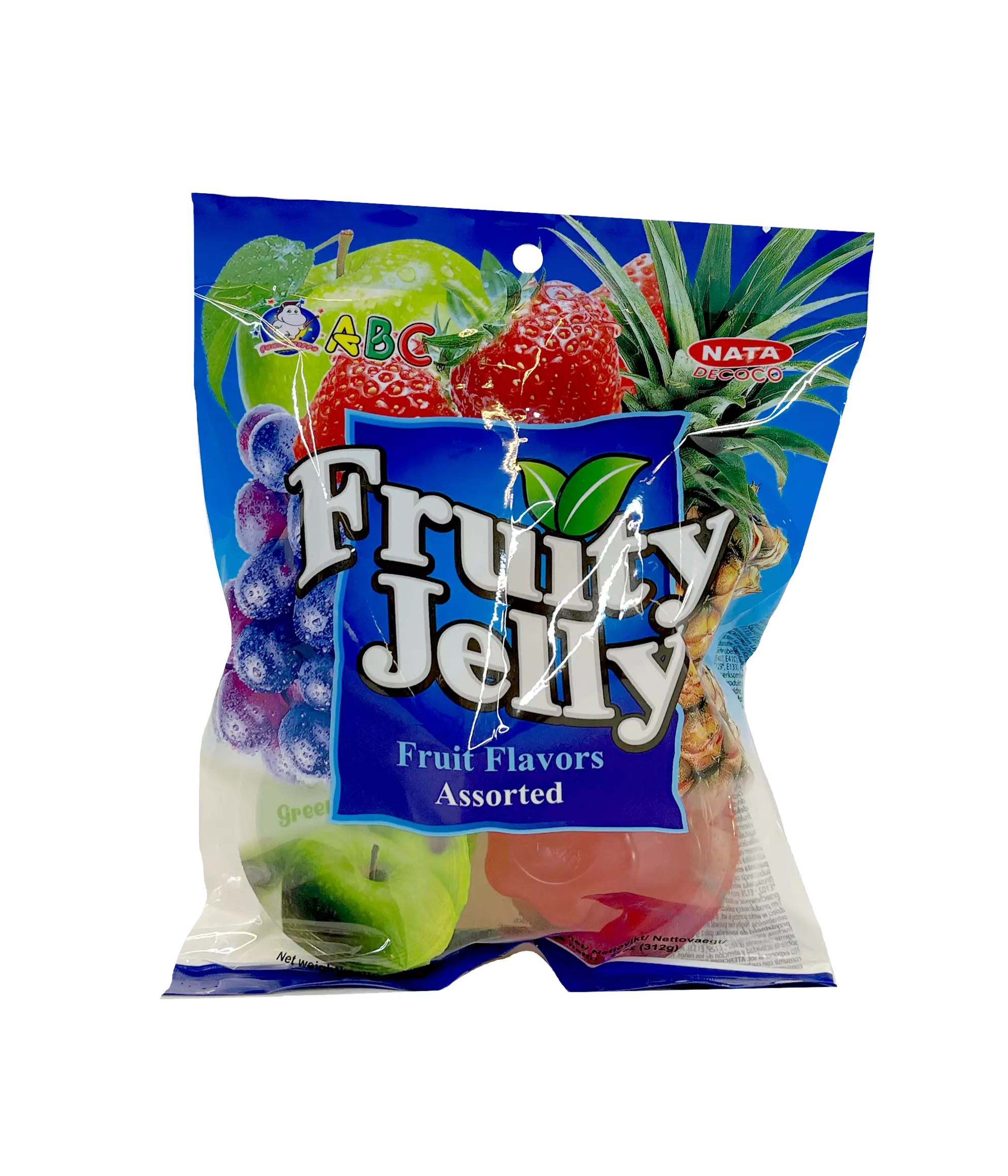 Frukt Jelly Cup-Assorted 312g ABC