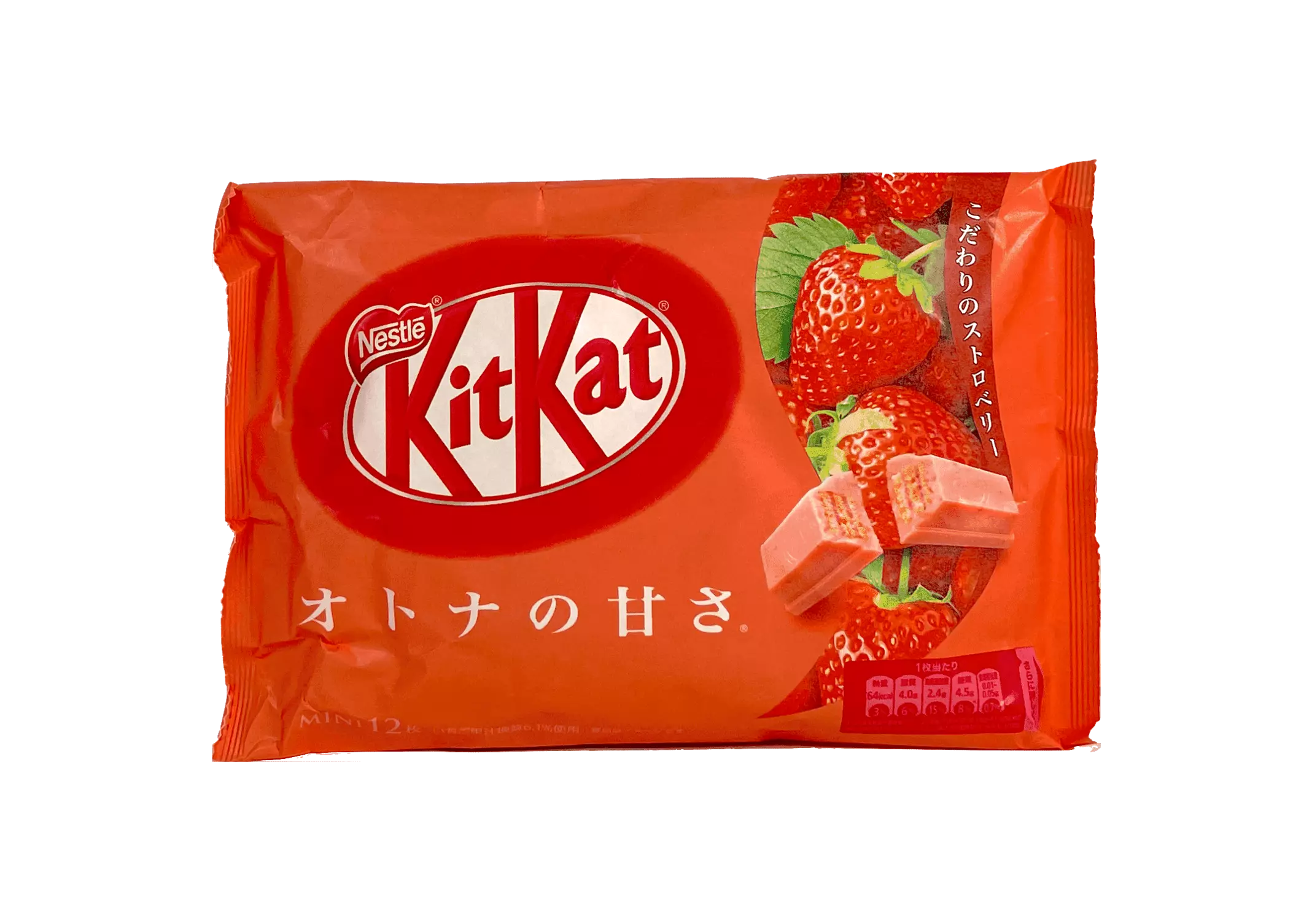KitKat Strawberry Flavour 124.3g Japan