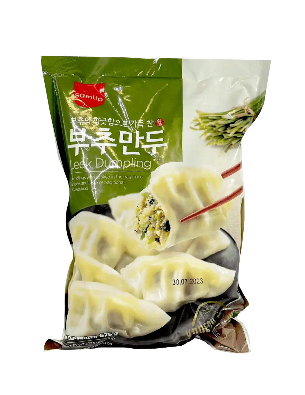 Dumpling Chives Frozen 675g Samlip Korean