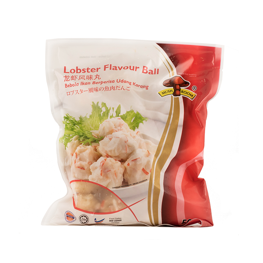 Best Before: 2023.03.21 Fish Ballas With Lobster Flavour 500g Mushroom Malaysia