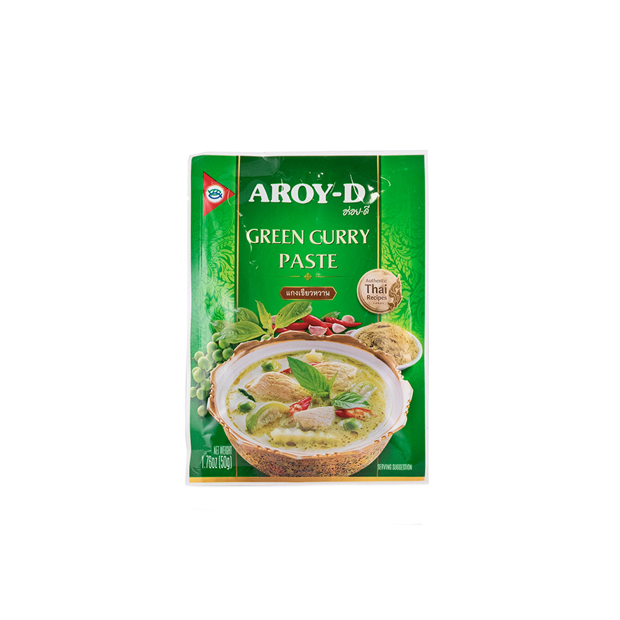 Grön Currypasta 50g Aroy-D Thailand