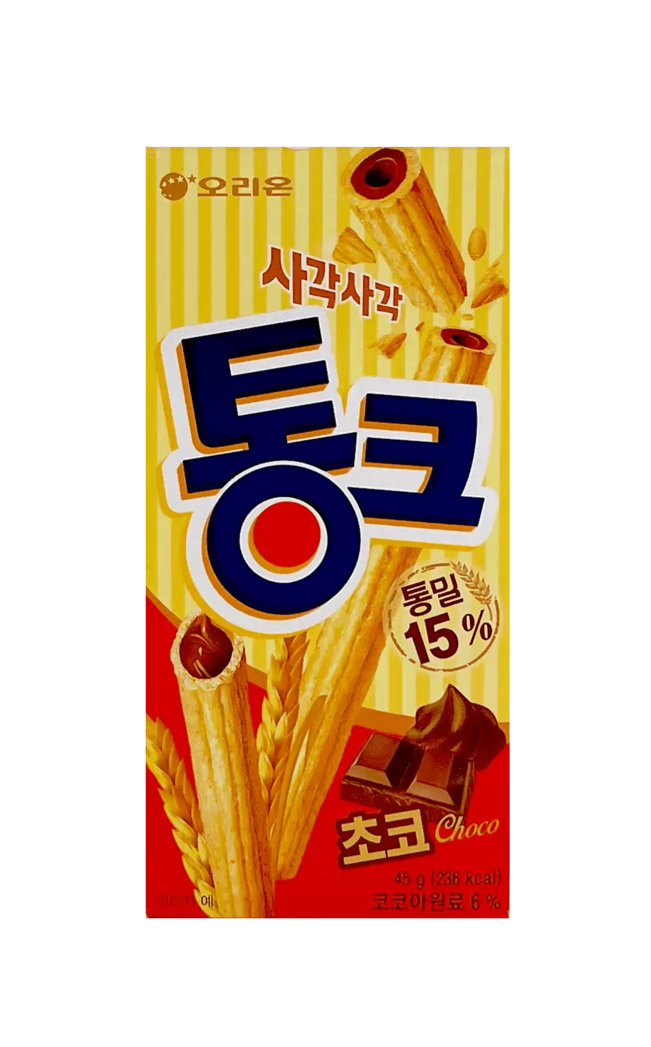Cereal Cracker/Kex Stick Med Choklad Smak 45g Orion Korea
