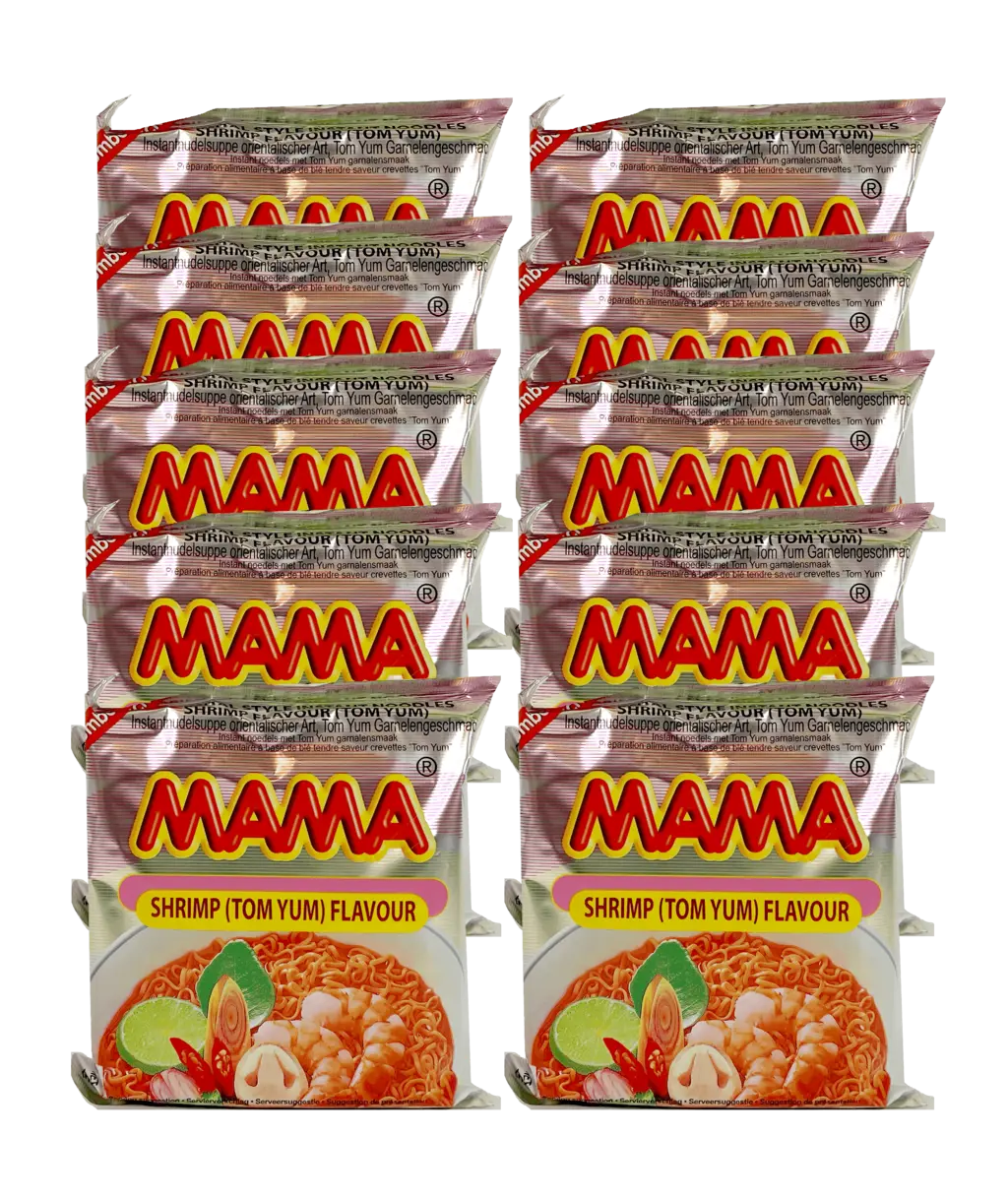 妈妈方便面 冬阴功虾汤味 90gx10pcs/组 Mama 泰国