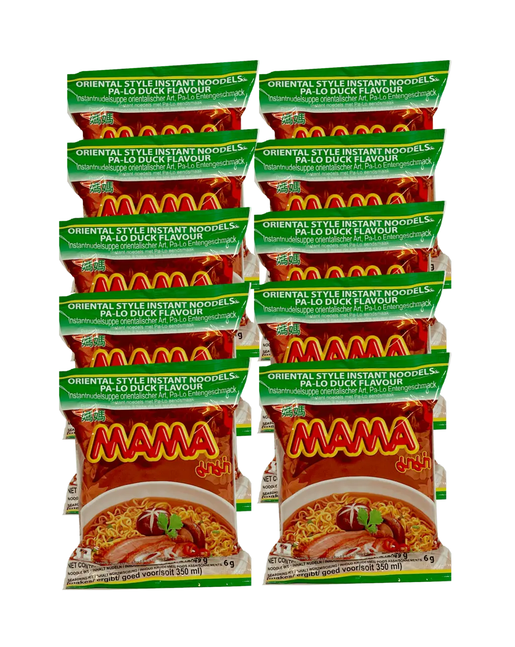 妈妈方便面 Pa-Lo 卤鸭味汤风味 55gx10st/组 Mama 泰国