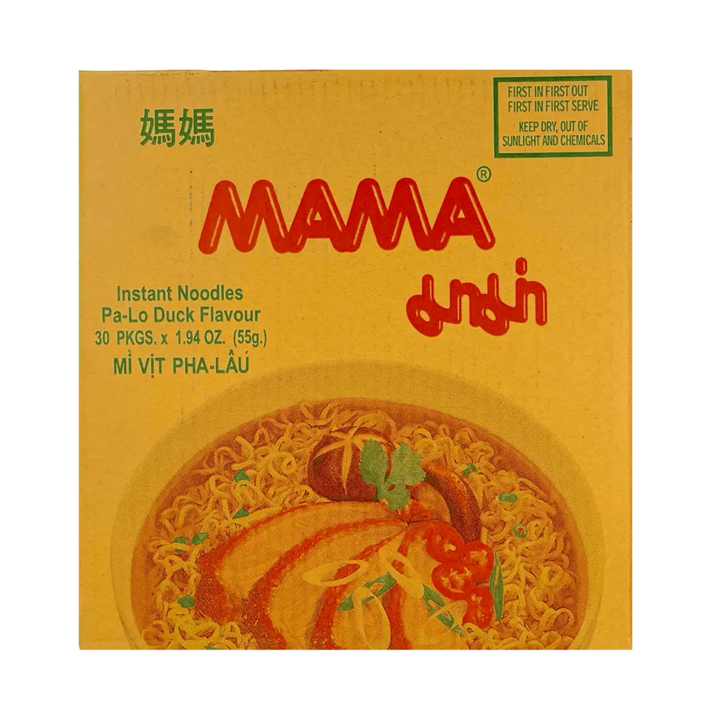 Instant noodles Pa-Lo Duck Flavour 55gx30st/Box Mama Thailand
