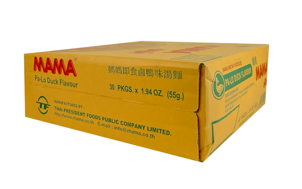 Instant noodles Pa-Lo Duck Flavour 55gx30st/Box Mama Thailand