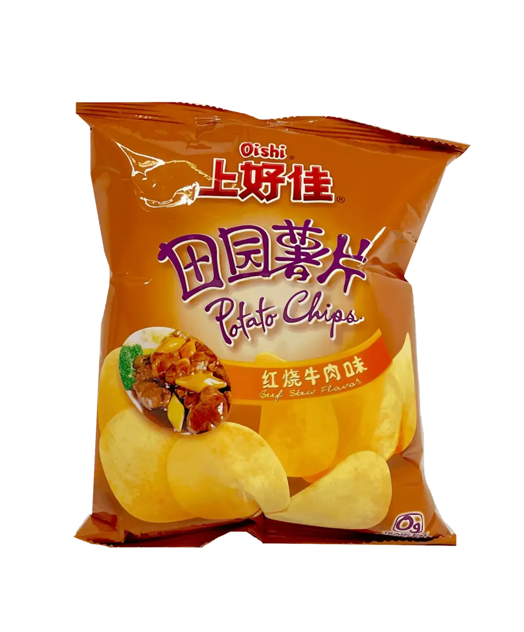 Potatischips Med Bräserad Nötkött Smak 50g OISHI Kina