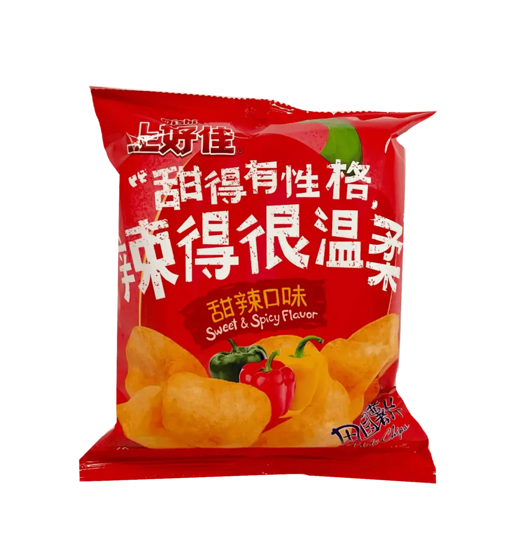 Potatischips Med Söt/Spicy Smak 50g OISHI Kina