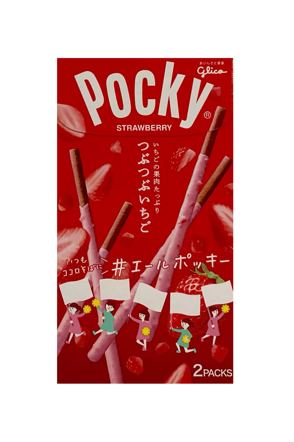 Pocky Chocolate Tubutubu Jordgubb 55g Japan