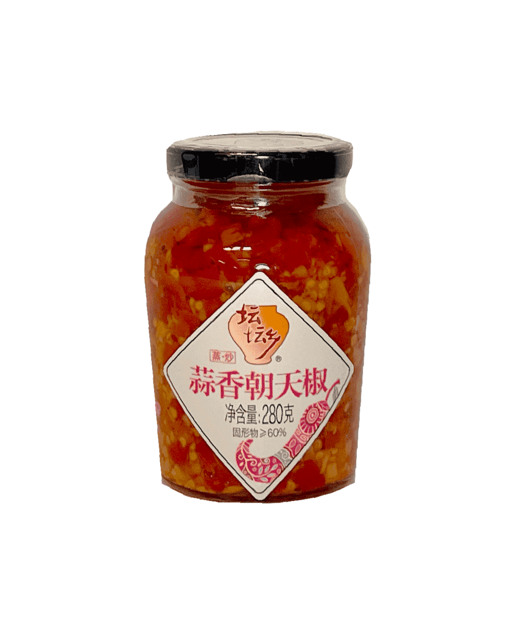 Chopped Chili (Duo Jiao) With Garlic 280g - Tantanxiang China