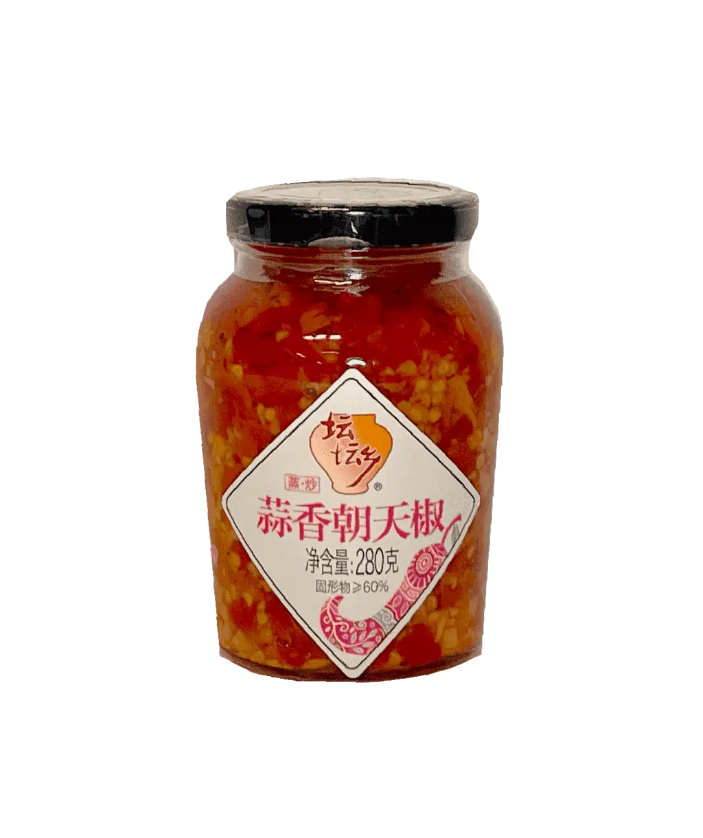 Chopped Chili (Duo Jiao) With Garlic 280g - Tantanxiang China